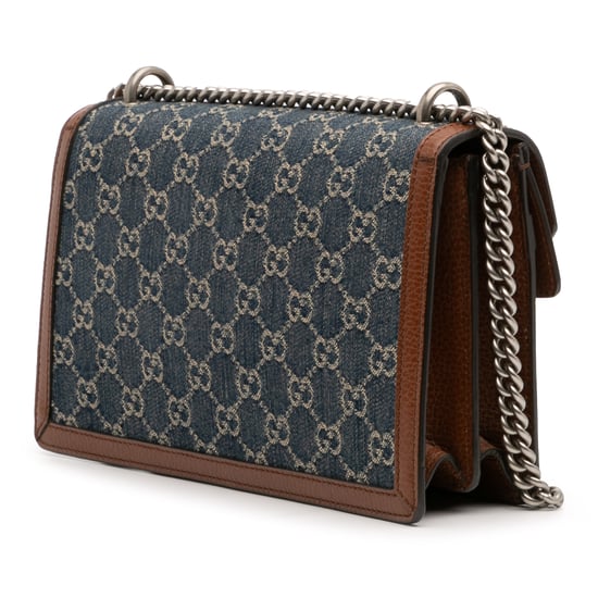 Gebrauchte kleine GG Denim Dionysus Schultertasche - Image 2