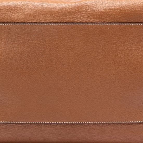Gebrauchte Ziegelleder Madras Cerniera Handtasche - Image 6