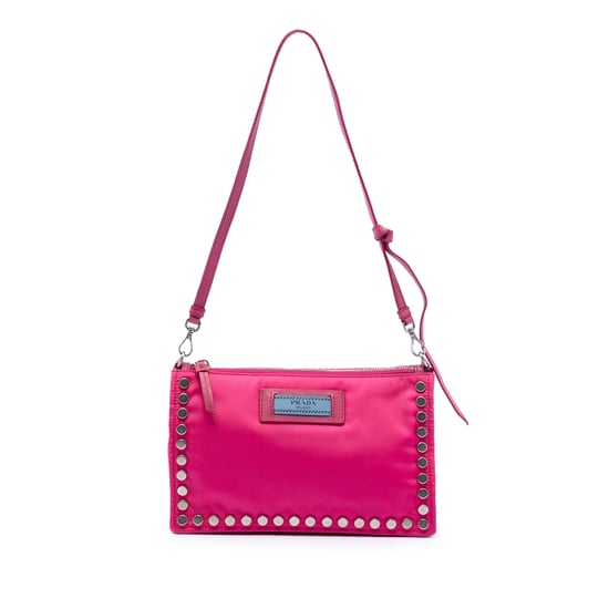 Gebrauchte Tessuto Studded Etiquette Schultertasche - Image 1