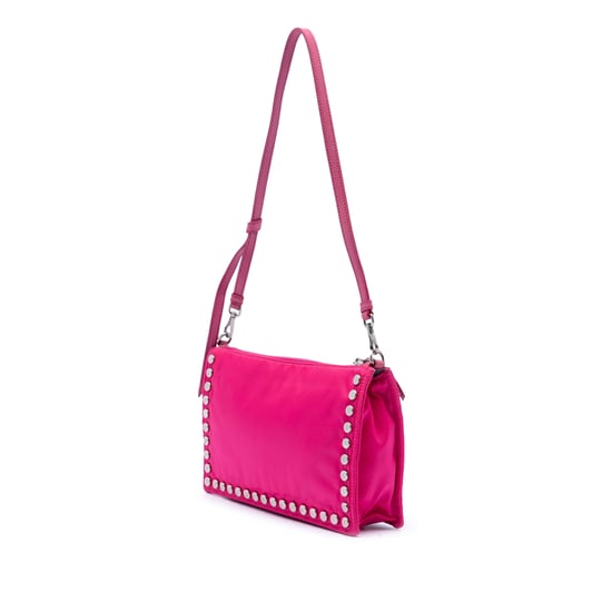 Gebrauchte Tessuto Studded Etiquette Schultertasche - Image 2