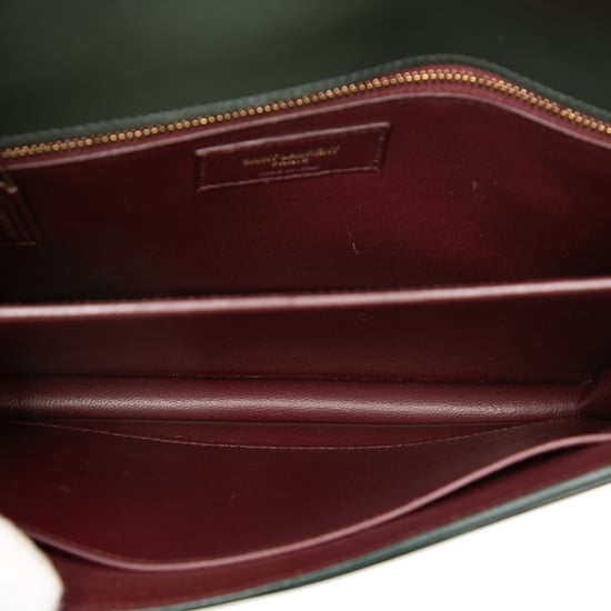 Gebrauchte Glattes Kalbsleder Monogram Cassandra Clutch Tasche - Image 4