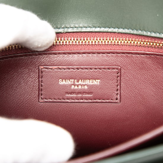 Gebrauchte Glattes Kalbsleder Monogram Cassandra Clutch Tasche - Image 5