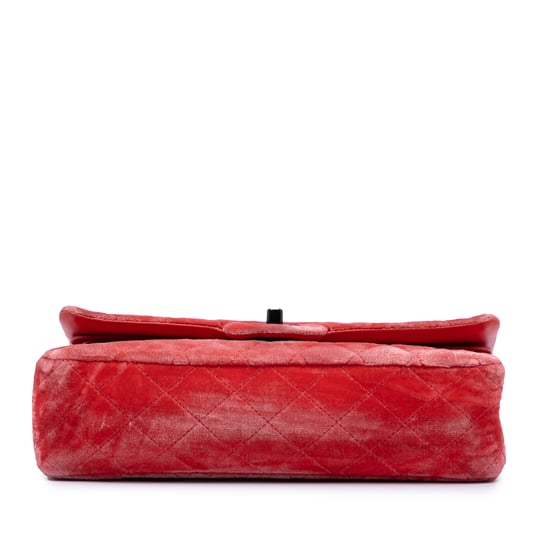 Gebrauchte Medium Classic Velvet Double Flap - Image 3