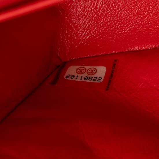 Gebrauchte Medium Classic Velvet Double Flap - Image 6