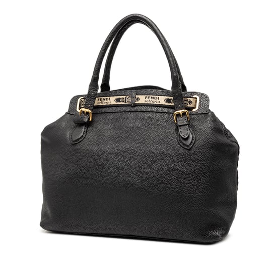 Gebrauchte Große Leder Selleria Villa Borghese Tasche - Image 2