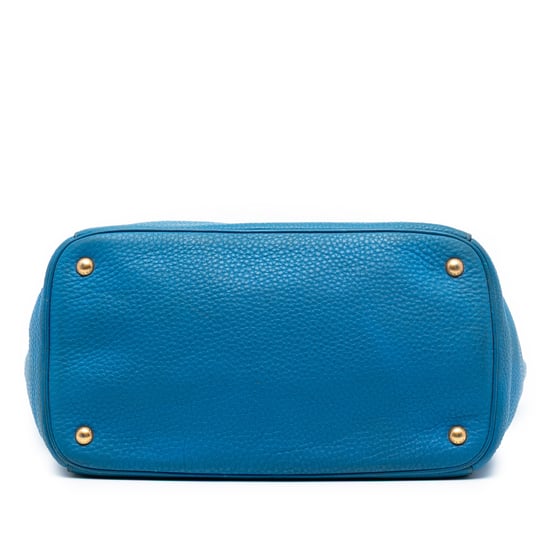 Gebrauchtasche Vitello Daino Offene Umhängetasche - Image 3
