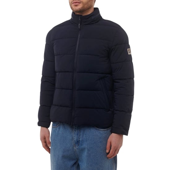 Aquascutum Active Sp Marineblaue Steppjacke Mit Stehkragen - Image 3