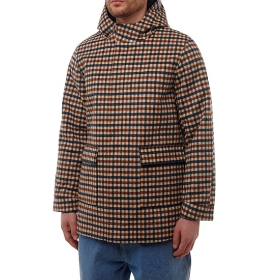 Aquascutum Active Woll-kapuzenmantel Club Check Jacke - Image 3