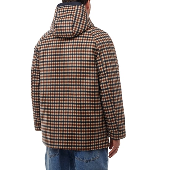 Aquascutum Active Woll-kapuzenmantel Club Check Jacke - Image 4