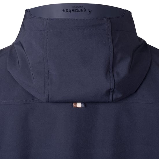 Aquascutum Active Navy Blue Shell Hybrid Kapuzenjacke - Image 6