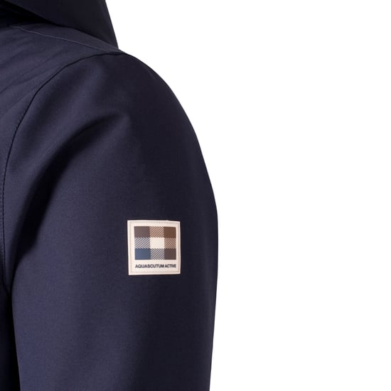 Aquascutum Active Shell Active Mid Parka Marineblaue Jacke - Image 4
