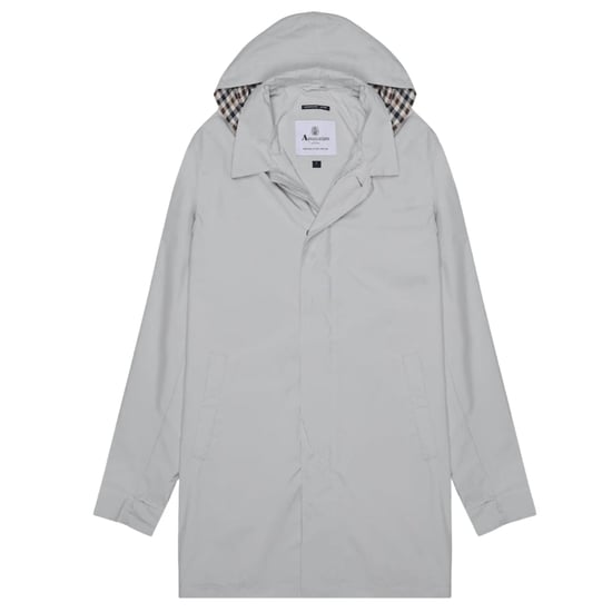 Aquascutum Active Packable Trench Antarctica Grey Jacke - Image 3