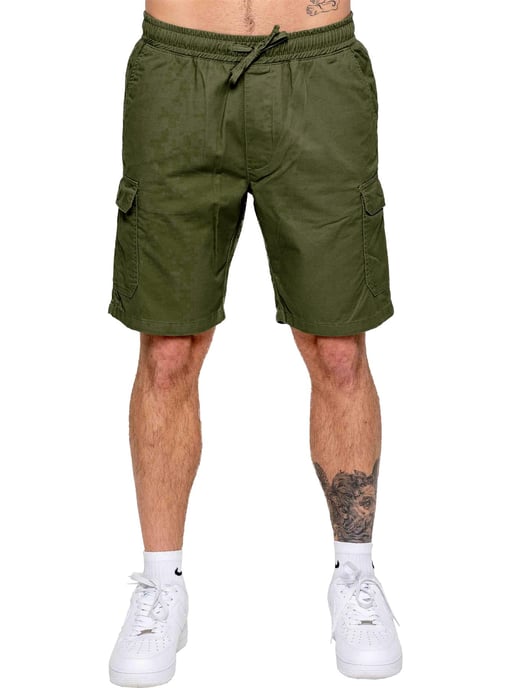 Kruze | 2er-Pack Herren Cargo-Shorts - BLK/LTGREY - Image 2