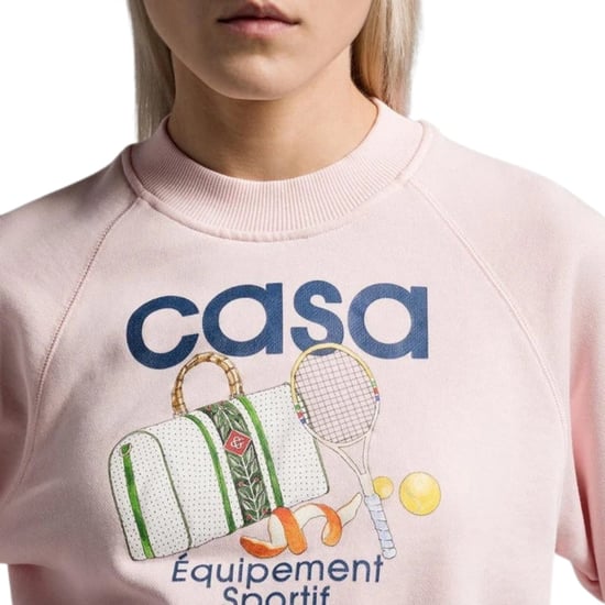 Casablanca Bedruckte, Kurze Sport-sweatshirts In Pink - Image 3