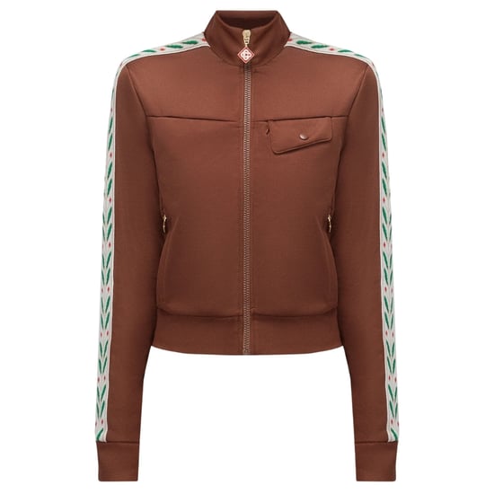 Casablanca Laurel Track Top Braune Jacken - Image 1