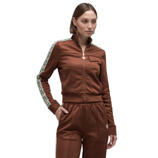 Casablanca Laurel Track Top Braune Jacken - Image 2
