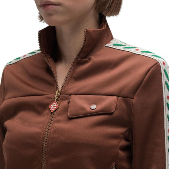 Casablanca Laurel Track Top Braune Jacken - Image 4