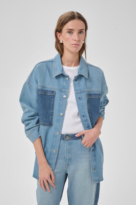 Jeansjacke MWMazie Jeansjacke Box fit - Image 3
