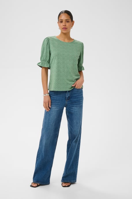 Kurzarm-Bluse KAlea Kurzarm-Bluse Tight fit - Image 1