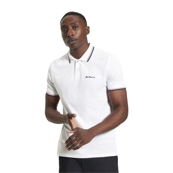 Ben Sherman - Poloshirt für Herren, Piqué (Weiß) - Image 3