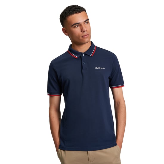 Ben Sherman - Poloshirt für Herren, Piqué (Dunkel-Marineblau) - Image 3