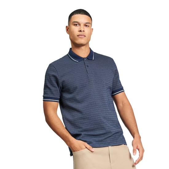 Ben Sherman - Poloshirt für Herren, Jacquard (Dunkel-Marineblau) - Image 3