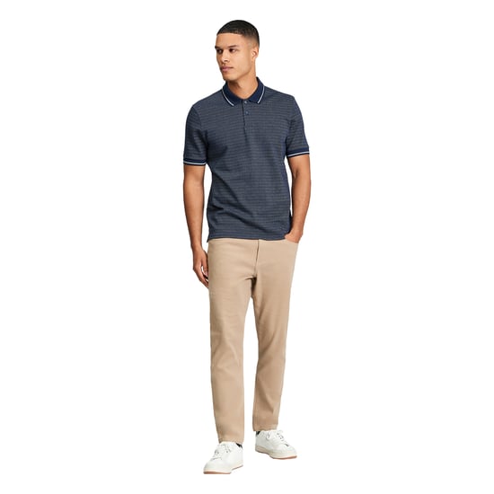 Ben Sherman - Poloshirt für Herren, Jacquard (Dunkel-Marineblau) - Image 4