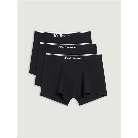 Ben Sherman - "Mod" Boxershorts für Herren, Stripes (3er-Pack) (Schwarz) - Image 1