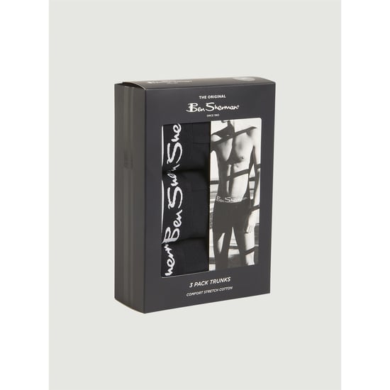 Ben Sherman - "Mod" Boxershorts für Herren, Stripes (3er-Pack) (Schwarz) - Image 3