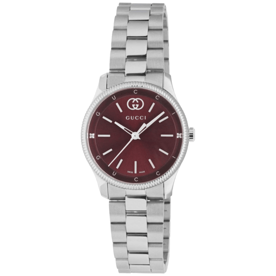 Gucci G-Timeless YA1265069 Rote Zifferblatt 29mm Damenuhr - Image 1