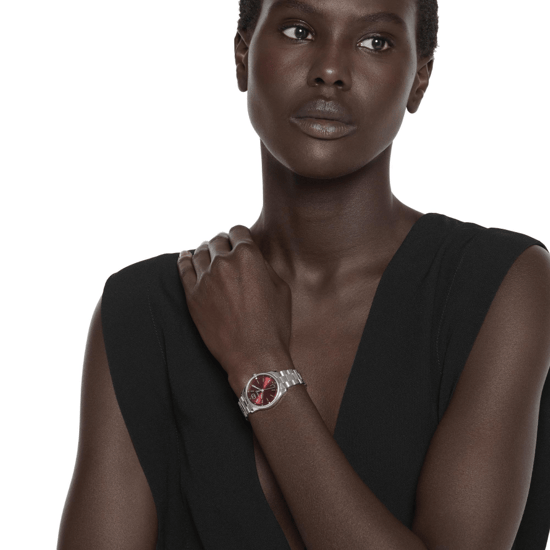 Gucci G-Timeless YA1265069 Rote Zifferblatt 29mm Damenuhr - Image 4