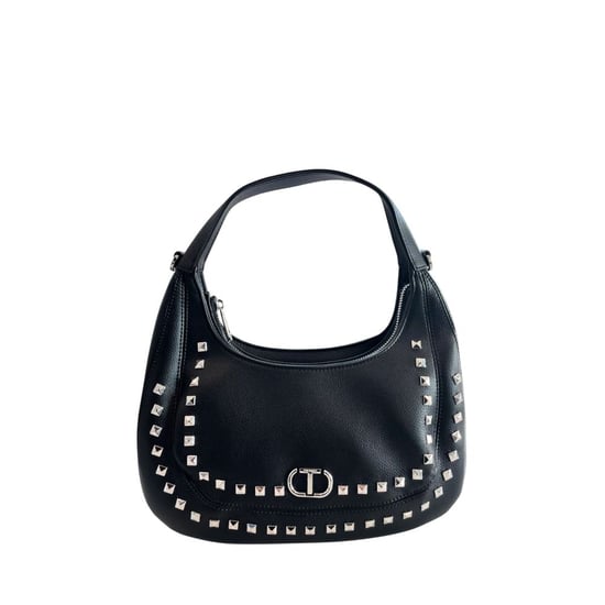 Twinset Schwarze PU Damen Schultertasche - Image 1