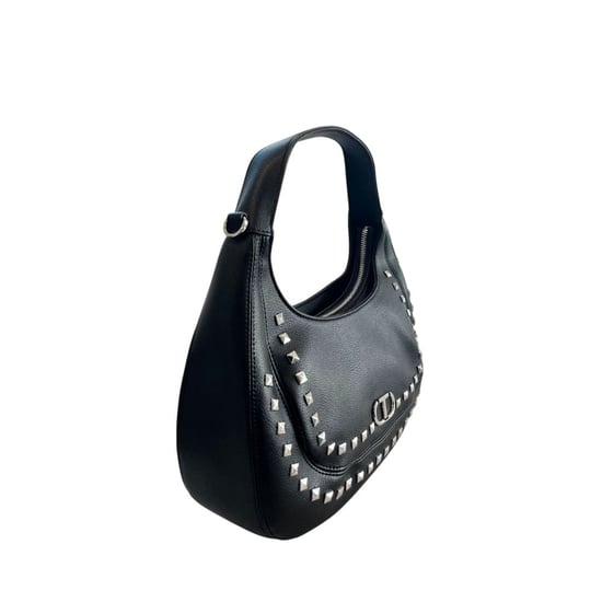 Twinset Schwarze PU Damen Schultertasche - Image 2