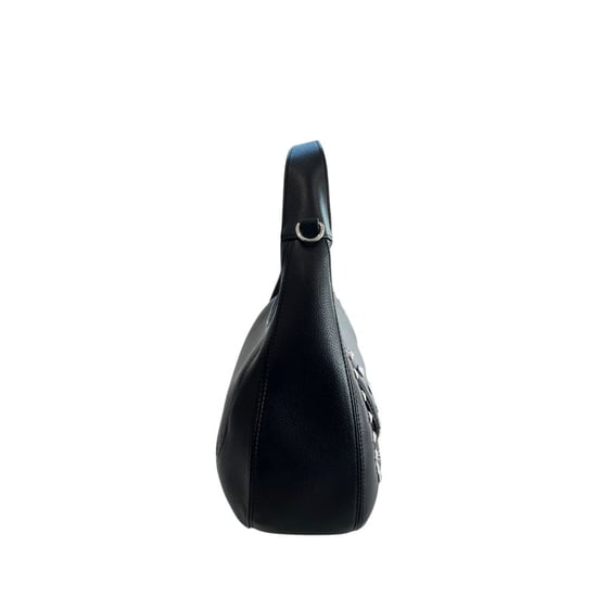 Twinset Schwarze PU Damen Schultertasche - Image 3