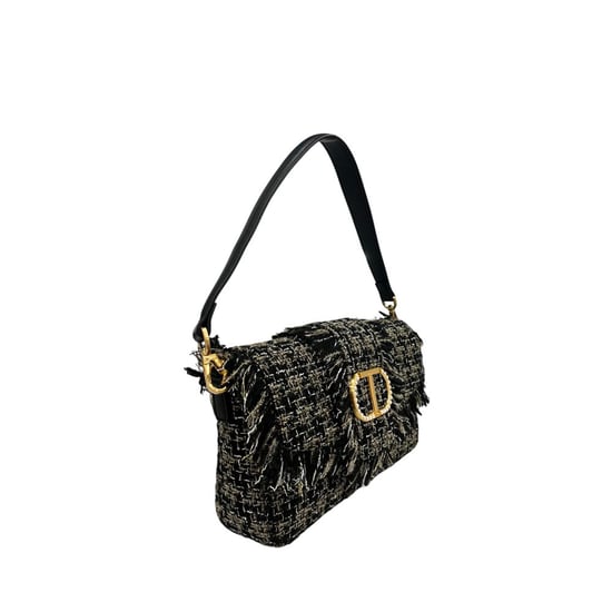 Twinset Schwarze PU Damen Schultertasche - Image 2
