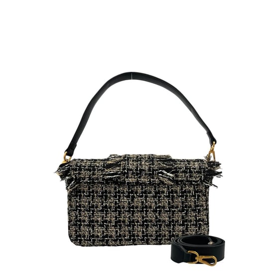 Twinset Schwarze PU Damen Schultertasche - Image 3