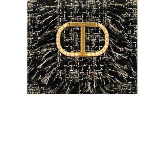 Twinset Schwarze PU Damen Schultertasche - Image 5