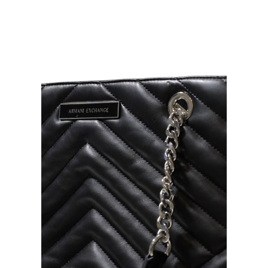 Armani Exchange Schwarze Polyester-Handtasche - Image 5