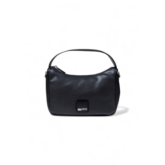 Karl Lagerfeld Schwarze Kunstleder-Handtasche - Image 1