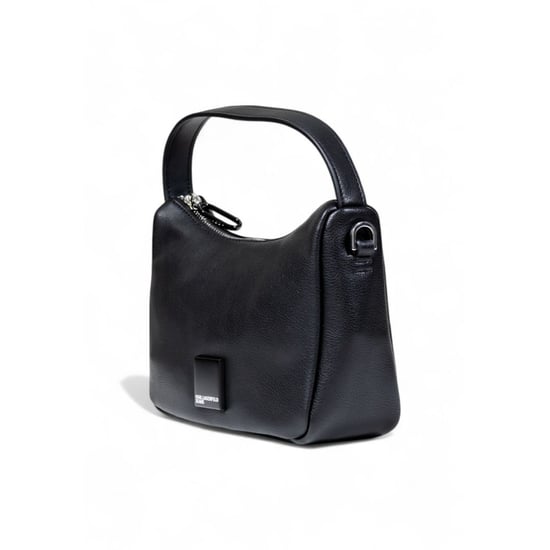 Karl Lagerfeld Schwarze Kunstleder-Handtasche - Image 2