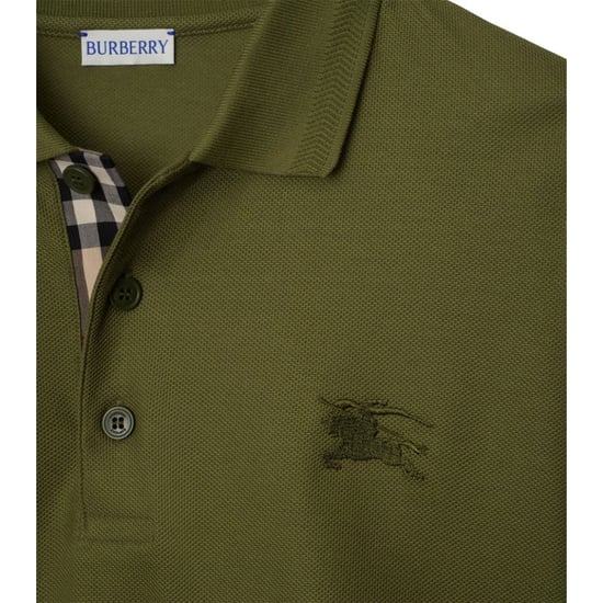 Burberry Eddie Ekd Polohemd In Olivgrün - Image 3