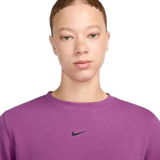 Nike Sweatshirt Mit Kleinem Swoosh-logo In Fuchsia - Image 3