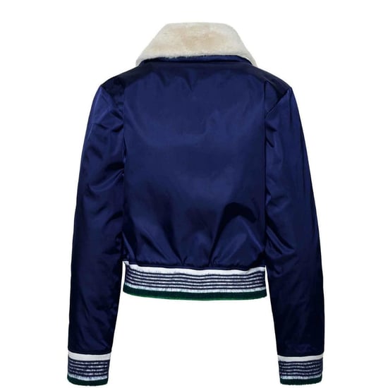 Casablanca Nylon-bomberjacken, Marineblau - Image 2