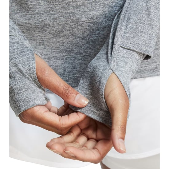 Nike Element - Graues Langarmoberteil Mit 1/2-reißverschluss - Image 3