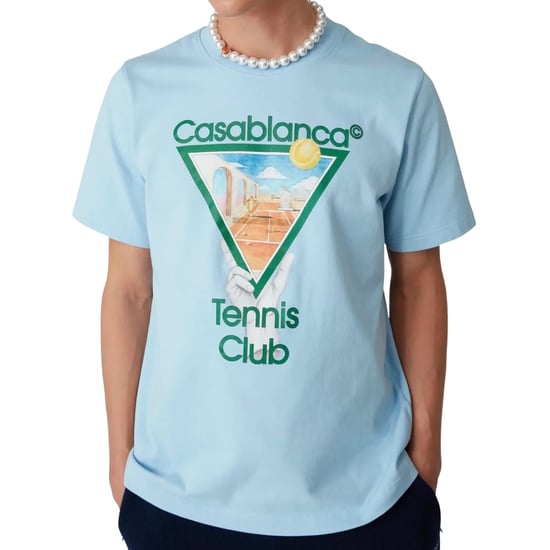 Casablanca Metaphysisches Tennis-icon Blaues T-shirt - Image 3