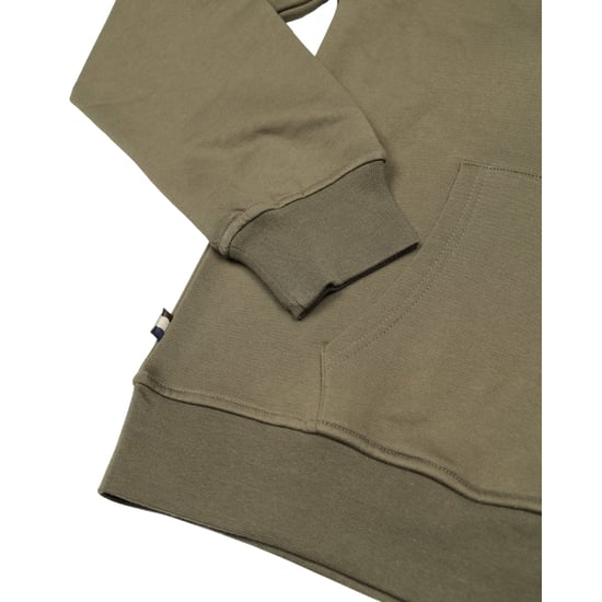 Aquascutum Active - Kapuzenpullover Mit Großem Logo In Armeegrün - Image 4