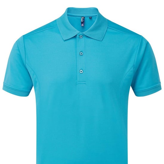 Premier - Poloshirt für Herren (Türkis) - Image 2