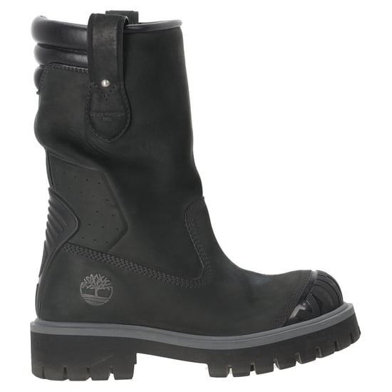 Louis Vuitton x Timberland Knöchelhohe Stiefel aus schwarzem Leder - Image 1