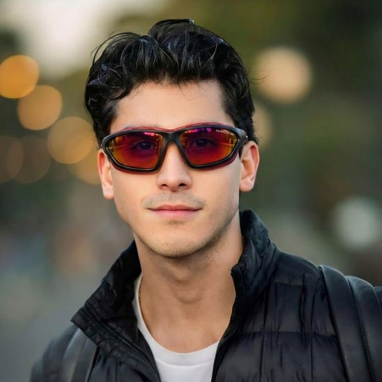 GOG Eyewear Unisex Mese polarisierte UV400 Outdoor-Sonnenbrille mit hydrophober Spiegelbeschichtung - Rot - Image 5