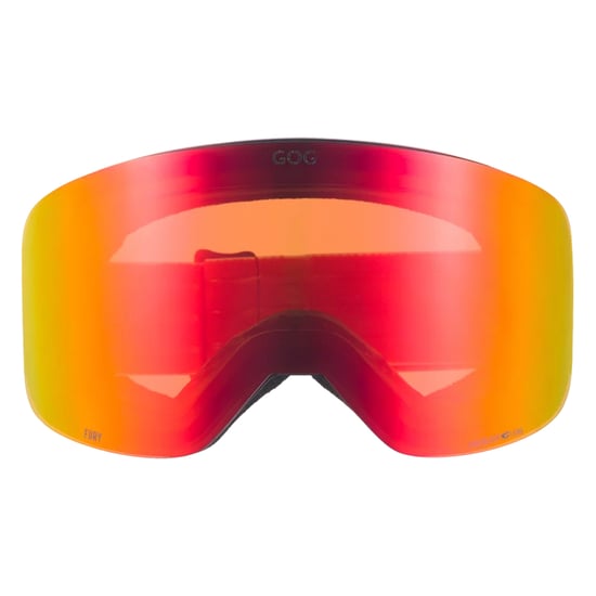 GOG Eyewear Unisex Ski- und Snowboardbrille mit UV400, magnetischer Anti-Beschlag-Spiegel-Doppellinse - Rot - Image 3